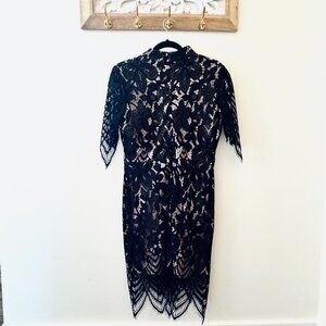 Skies are Blue Boutique Lace Cocktail Dress